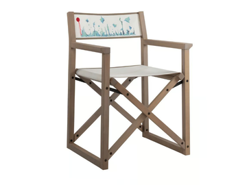 DOLCEVITA PO01 - Folding wooden and fabric chair with armrests by New Life - view 2